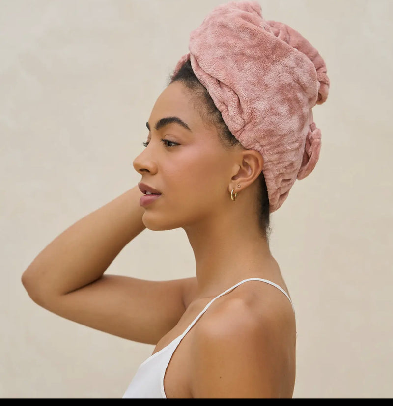 501680 Plush Microfiber Hair Towel Turban