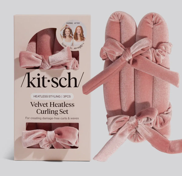 68820 Velvet Heatless Curlng Set