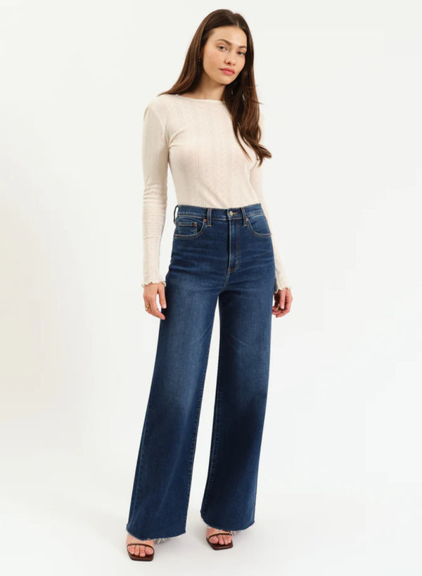 D00016364ZZ - Far Out Wide Leg Jean- Waterfall