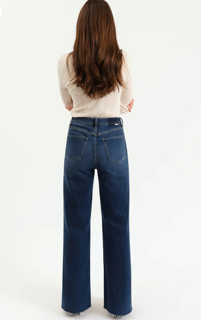 D00016364ZZ - Far Out Wide Leg Jean- Waterfall