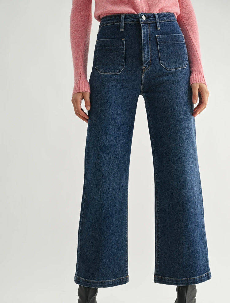 BP433J Patch Pocket Jean - Dark Wash