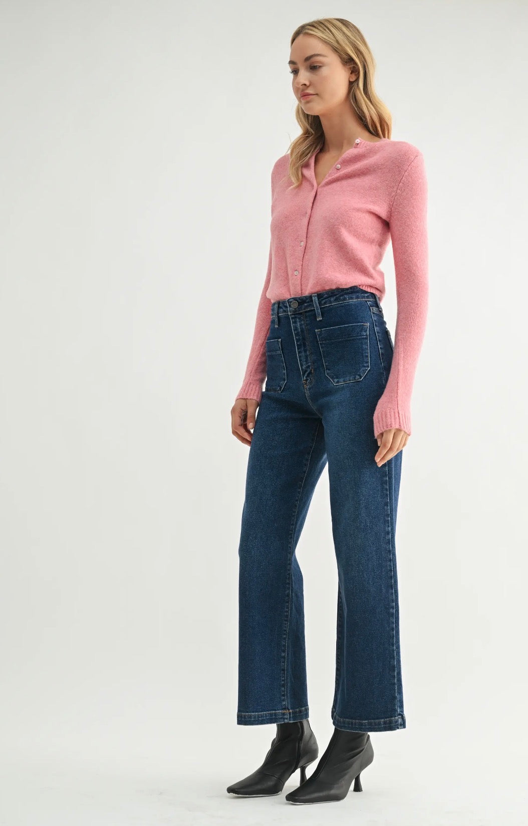 BP433J Patch Pocket Jean - Dark Wash