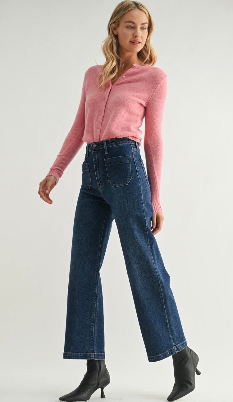 BP433J Patch Pocket Jean - Dark Wash