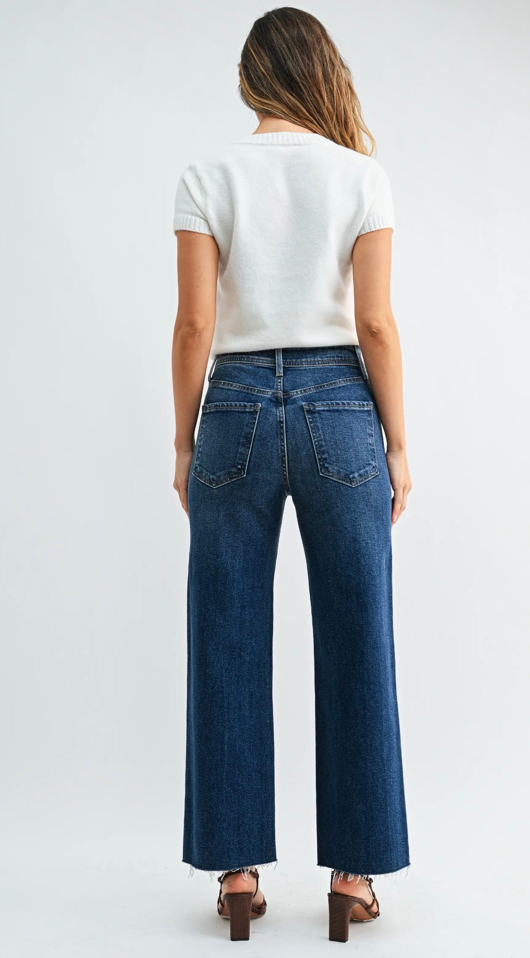 BP353 High Rise Utility Pant- Dark Wash