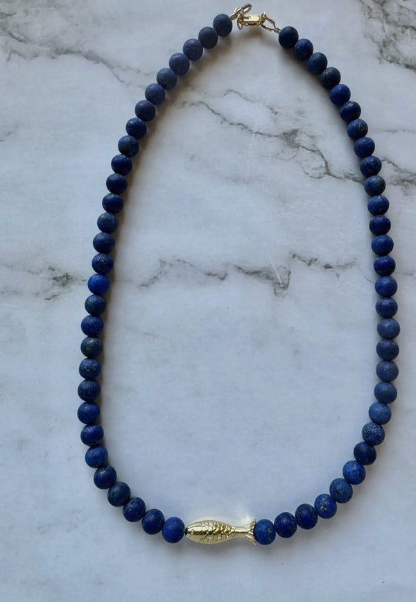 JM Ashia Beaded Fish Necklace