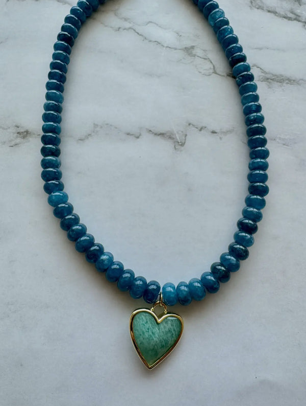 JM Caia Necklace w/heart charm
