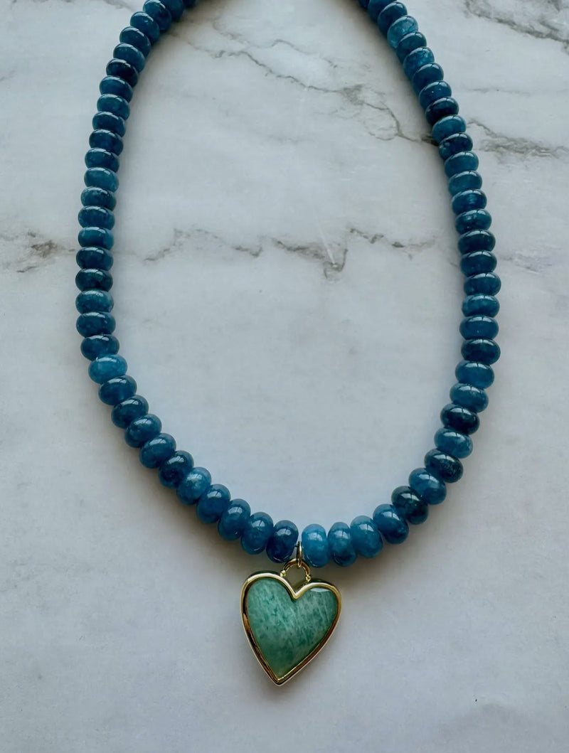JM Caia Necklace w/heart charm
