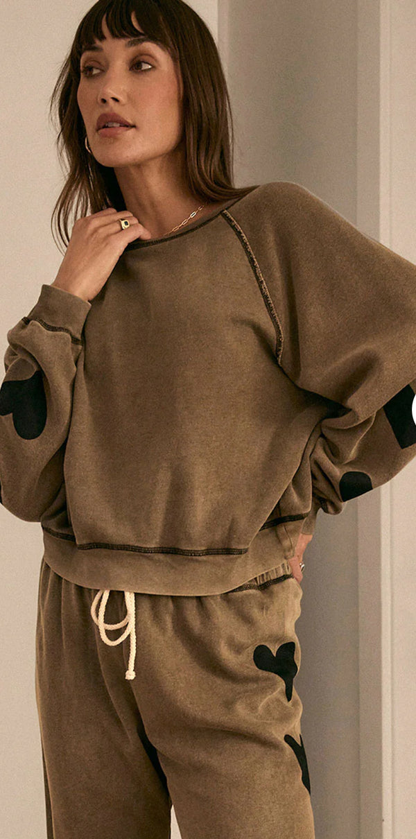 S3742-W704 Kevvy Heart Pullover