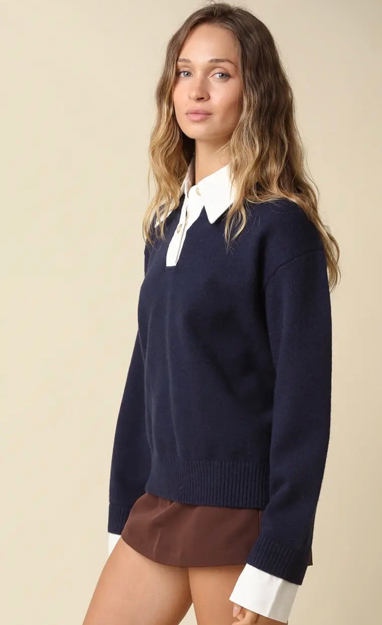 2605-01LTL Alina Rugby Top
