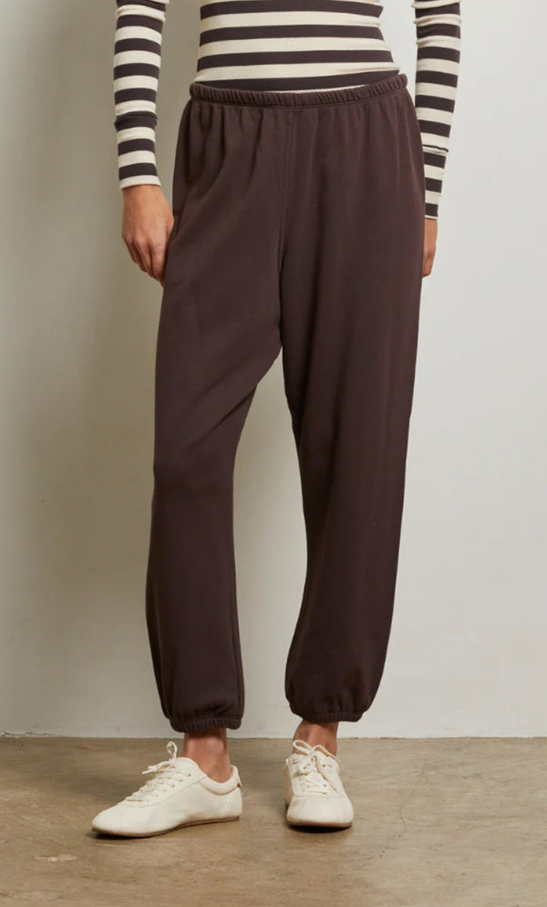 B25-Johnny French Terry Sweatpant- Cocoa