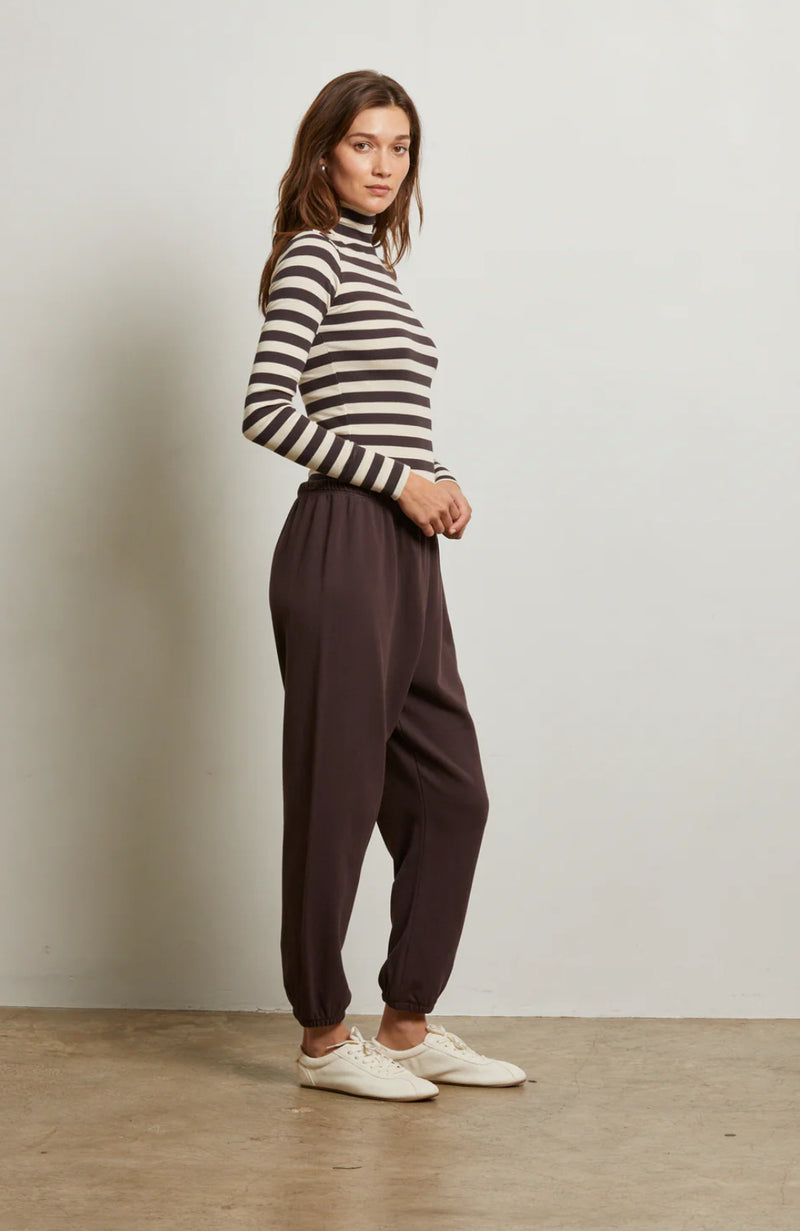 B25-Johnny French Terry Sweatpant- Cocoa