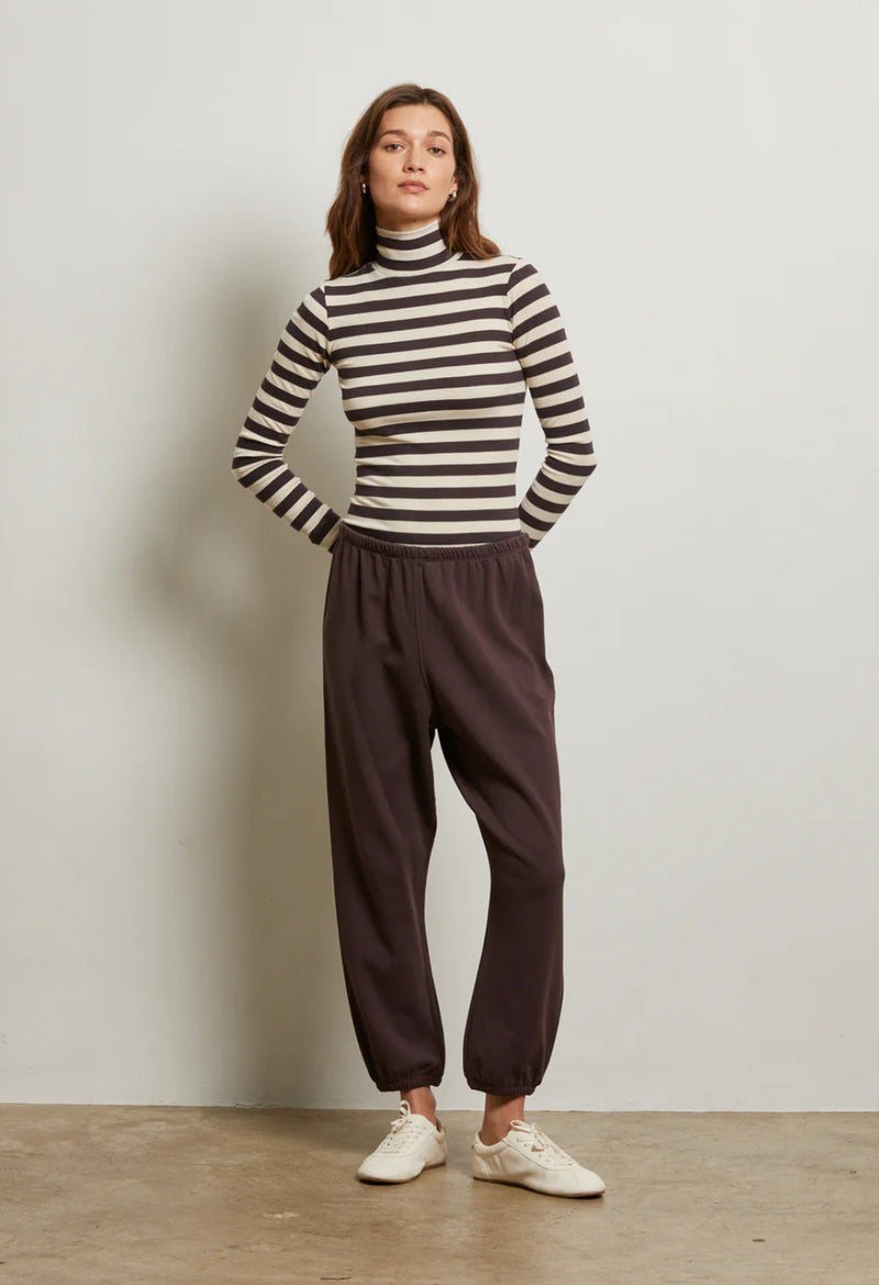 B25-Johnny French Terry Sweatpant- Cocoa