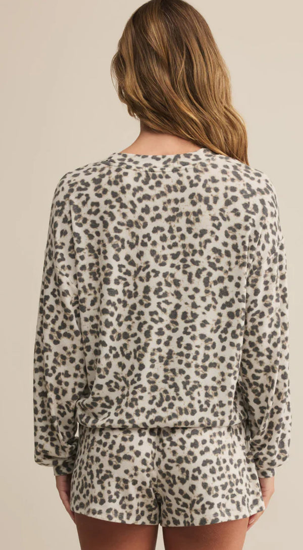 ZLT253116 Luxe Leopard LS Top