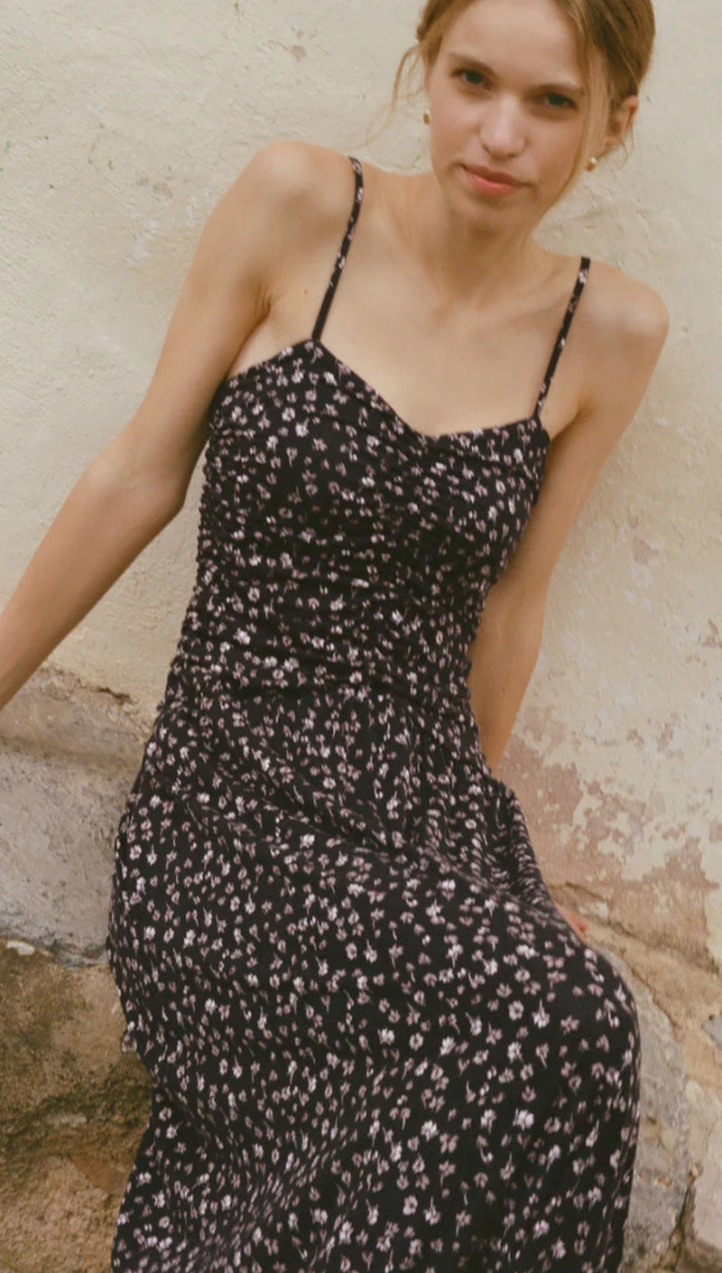 ZD253248  Georgina Dellah Ditsy Dress Black