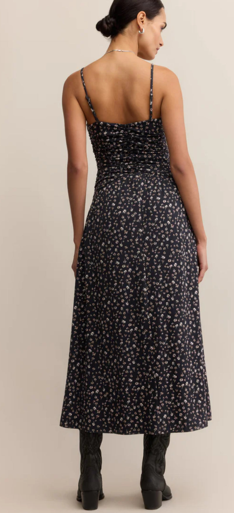 ZD253248  Georgina Dellah Ditsy Dress Black