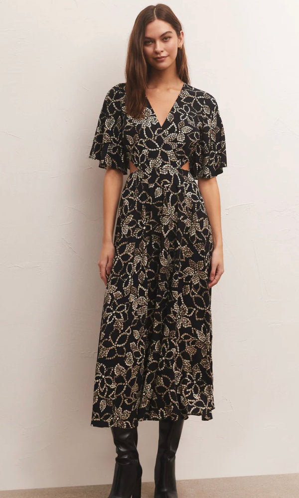 ZD233826 Iris Batik Midi Dress