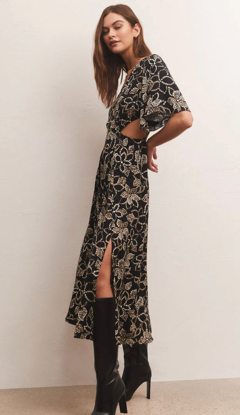 ZD233826 Iris Batik Midi Dress