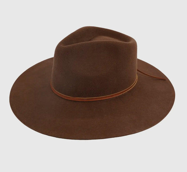 7920 Western Fedora Large Flat Brim Hat