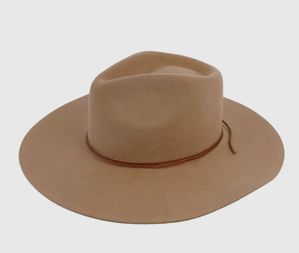 7920 Western Fedora Large Flat Brim Hat