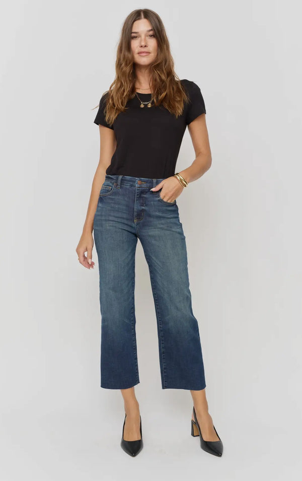 8100624089 Aberdeen Ankle Jean- Dark Vintage
