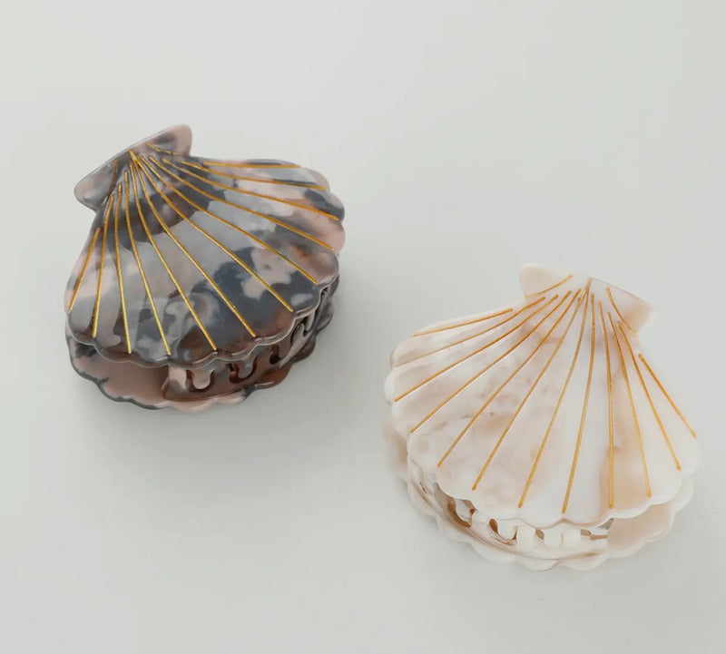 DW-AD2421 Calacutta Seashell Hair Clip