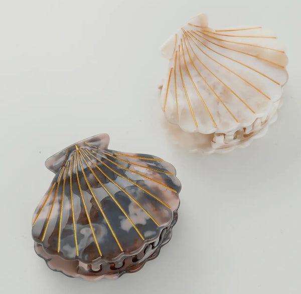 DW-AD2421 Calacutta Seashell Hair Clip