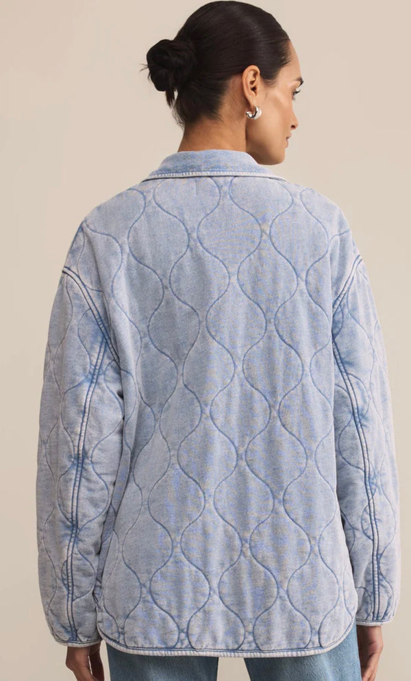 ZJ253261 Boulder Knit Quilted Jacket