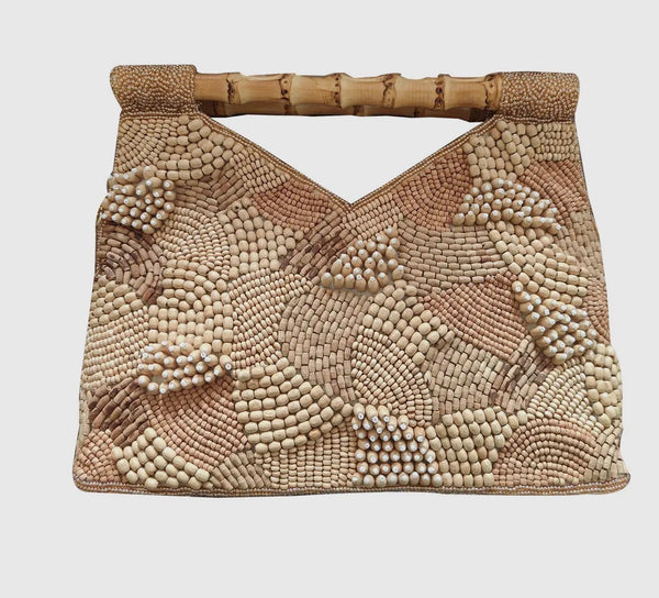 Wood Beads Clutch