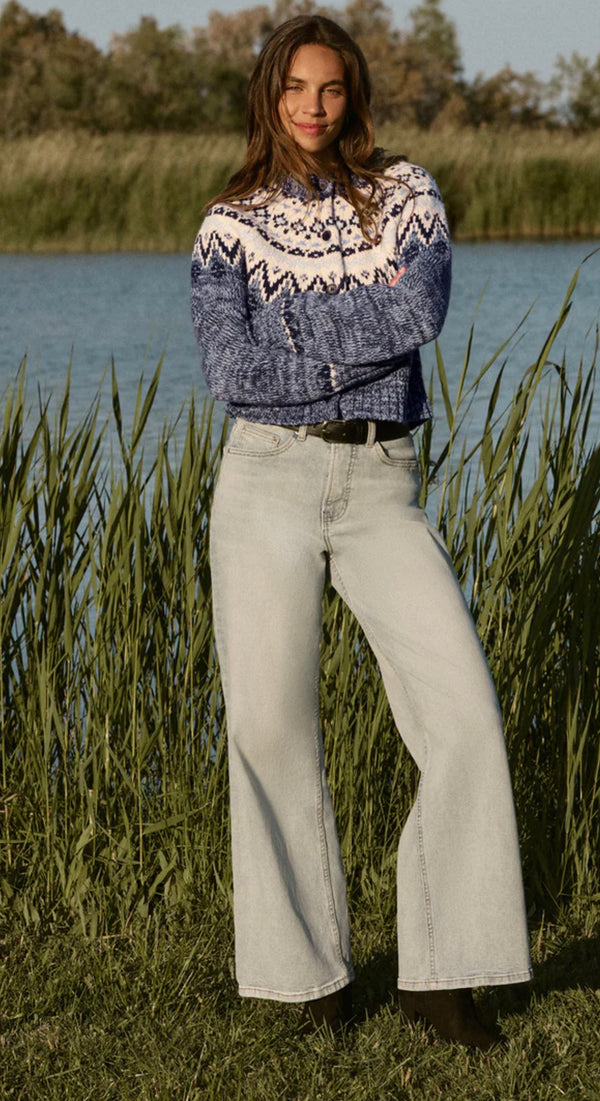 ZW254543  North Sea Fairisle Cardigan