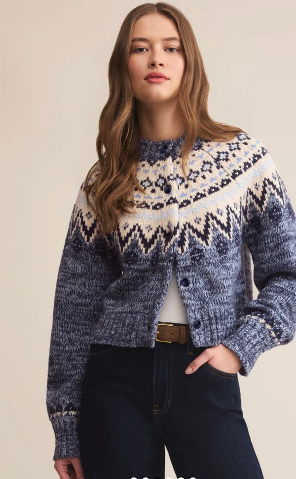 ZW254543  North Sea Fairisle Cardigan