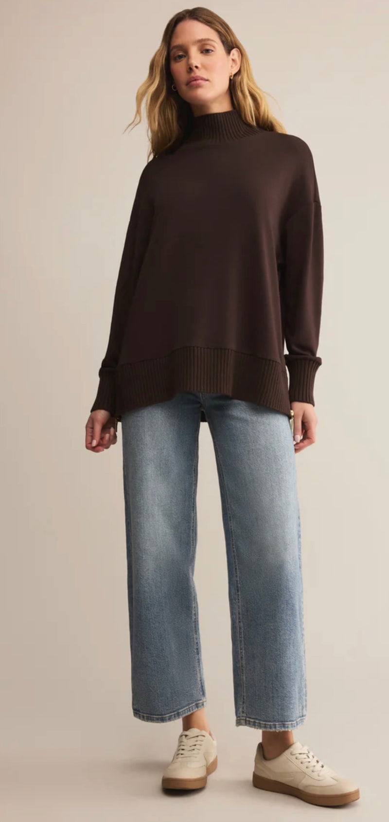 ZT254523 Sable Rib Sweatshirt