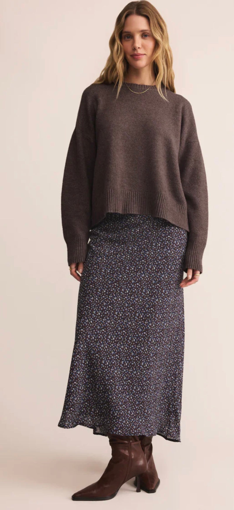 ZK254507 Yelena Aspen Floral Maxi Skirt