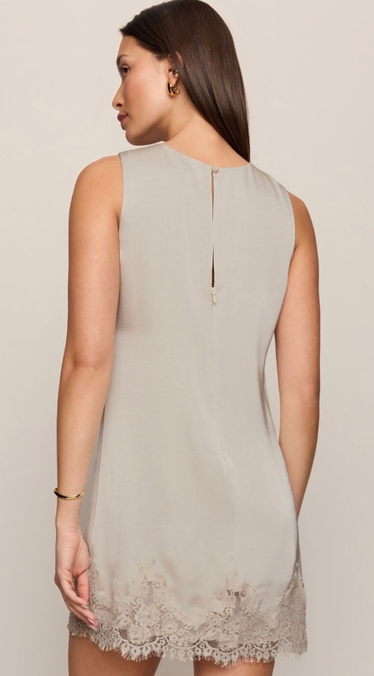 Meadow Muse Lace Mini Dress