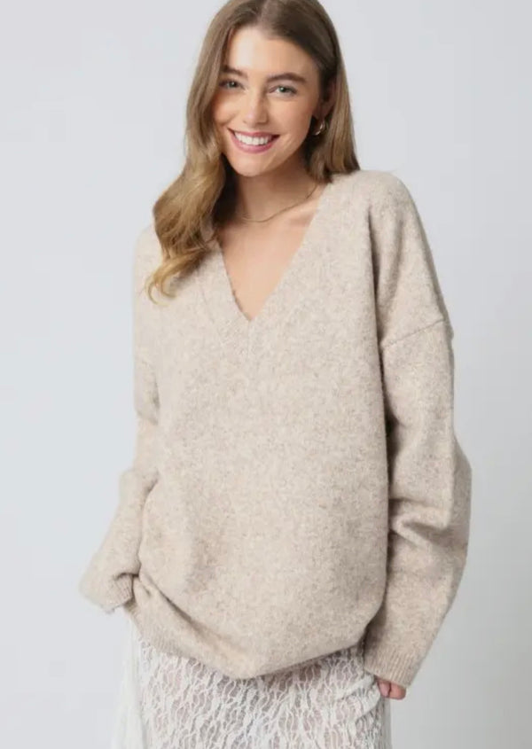 JT2025-142 V-Neck Sweater
