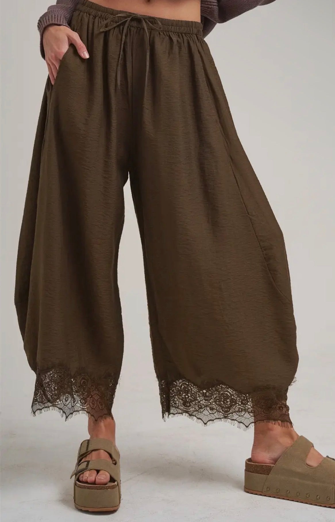 Bon Ballon Lace Edge Pant