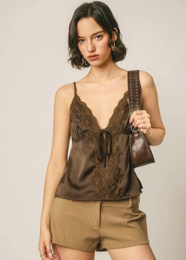 Novele Front Tie Cami