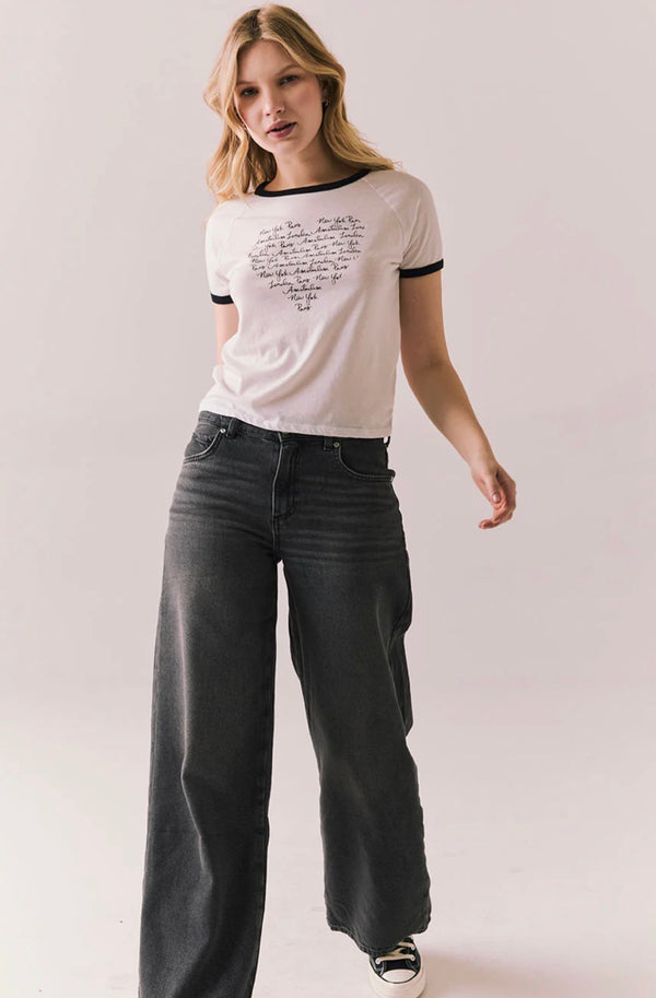 CWA417-CHA8091-WHT City T-Shirt