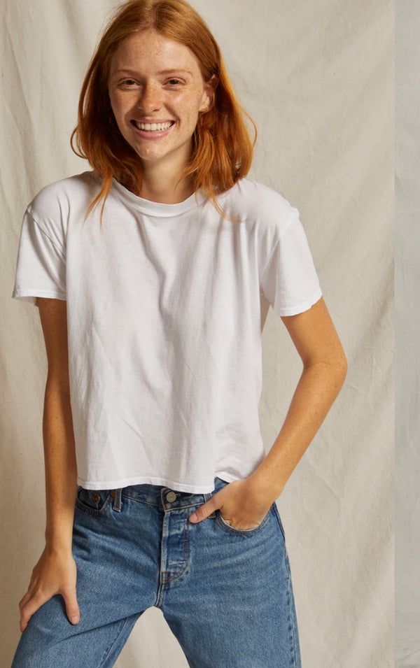 T68-Harley SS Boxy Tee- White