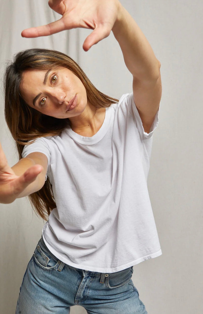 T68-Harley SS Boxy Tee- White