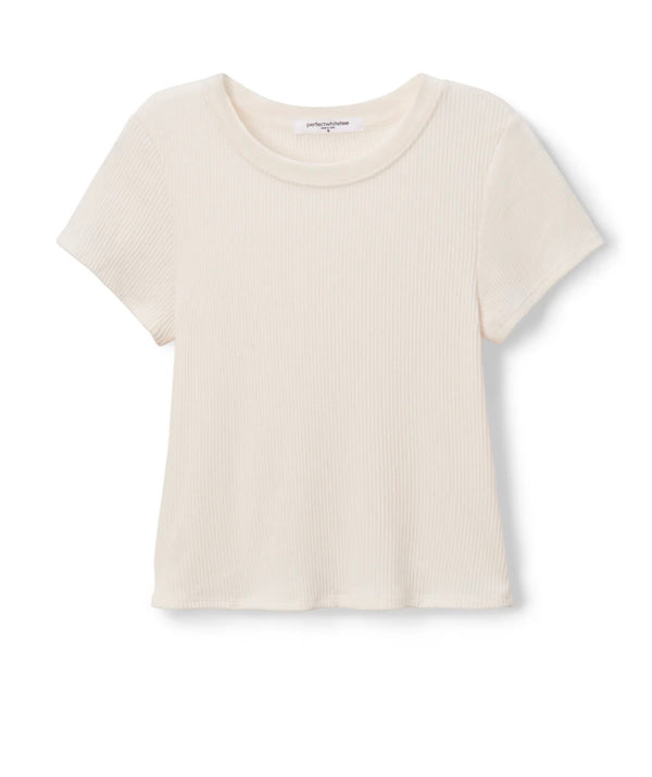 T284-Gabby Sweater Rib SS Crew Neck
