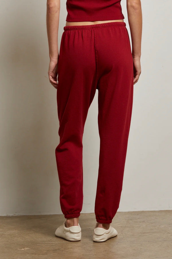 B25-Johnny French Terry Sweatpant -Maple
