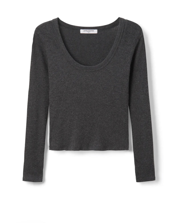 T283-Josie Sweater Rib LS Top