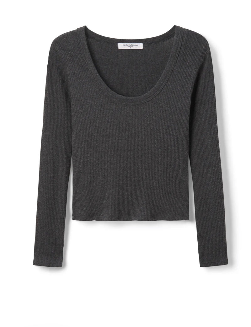T283-Josie Sweater Rib LS Top