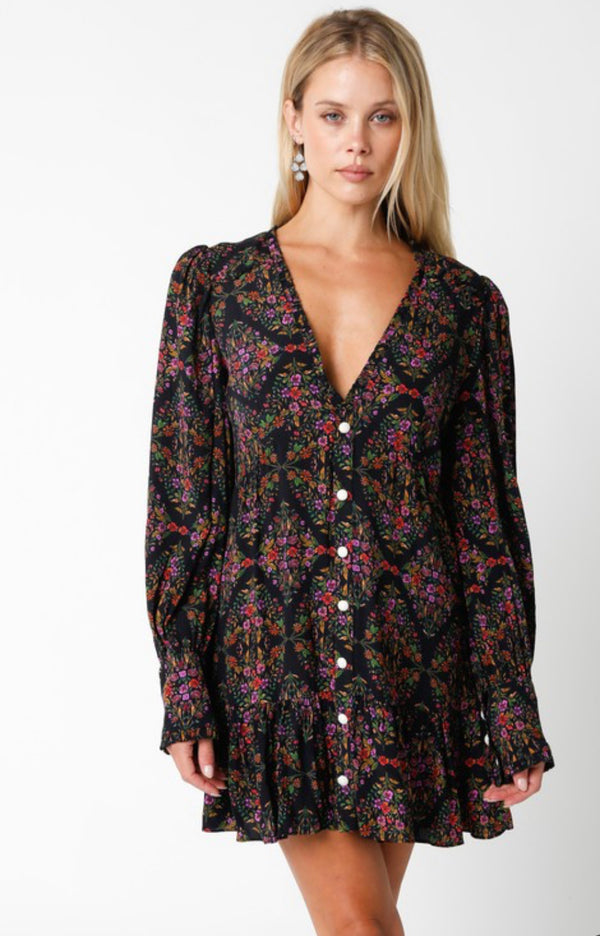 2306-62ldj Lyra Floral Dress