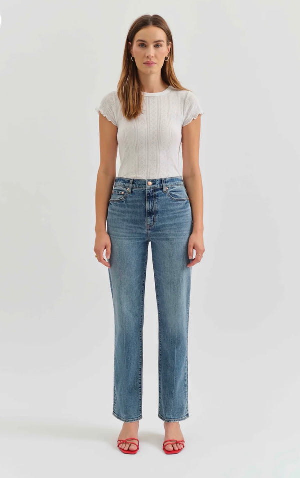 D00016203 Sundaze High Rise Vintage Straight Jean-Brooklyn