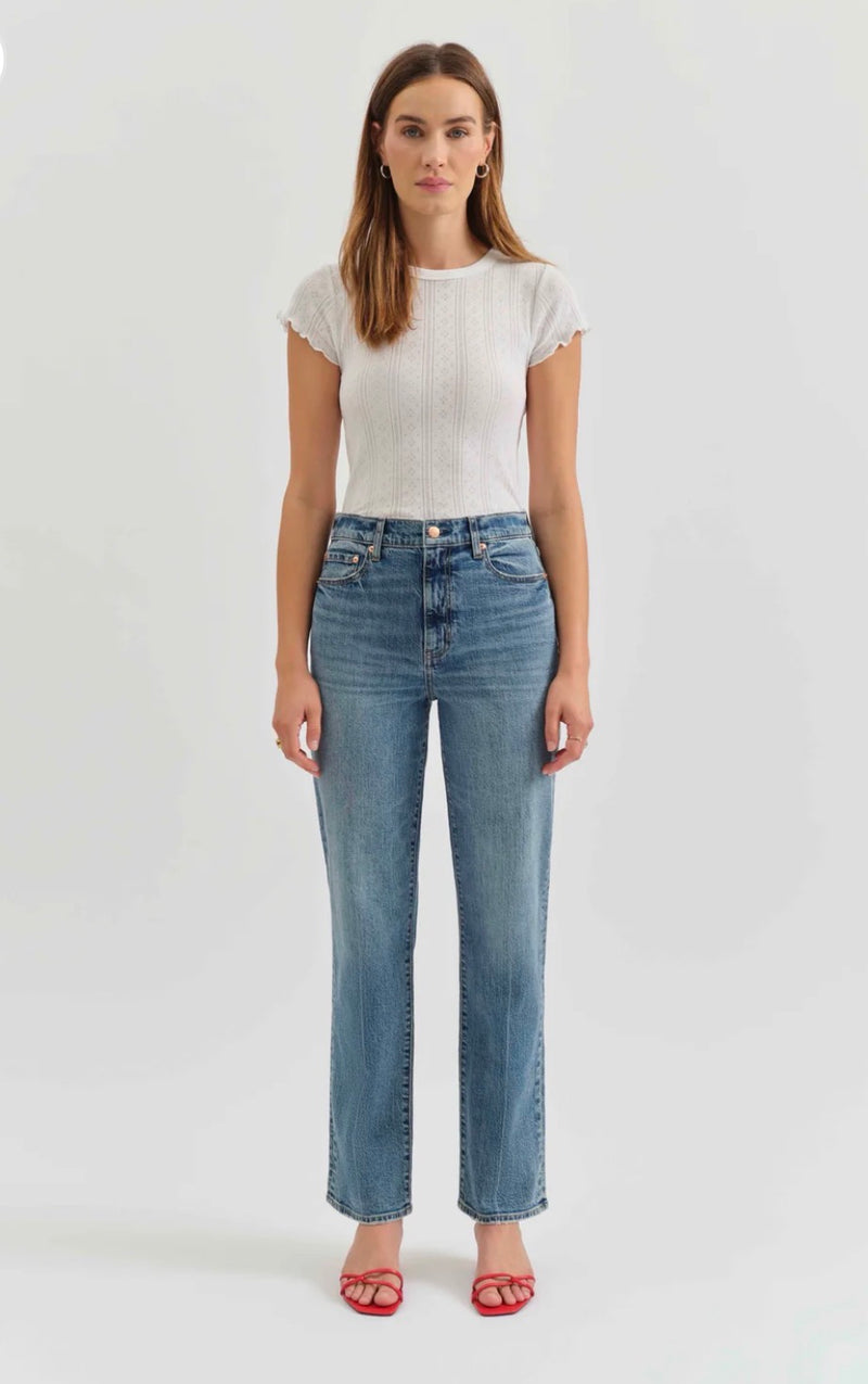 D00016203 Sundaze High Rise Vintage Straight Jean-Brooklyn