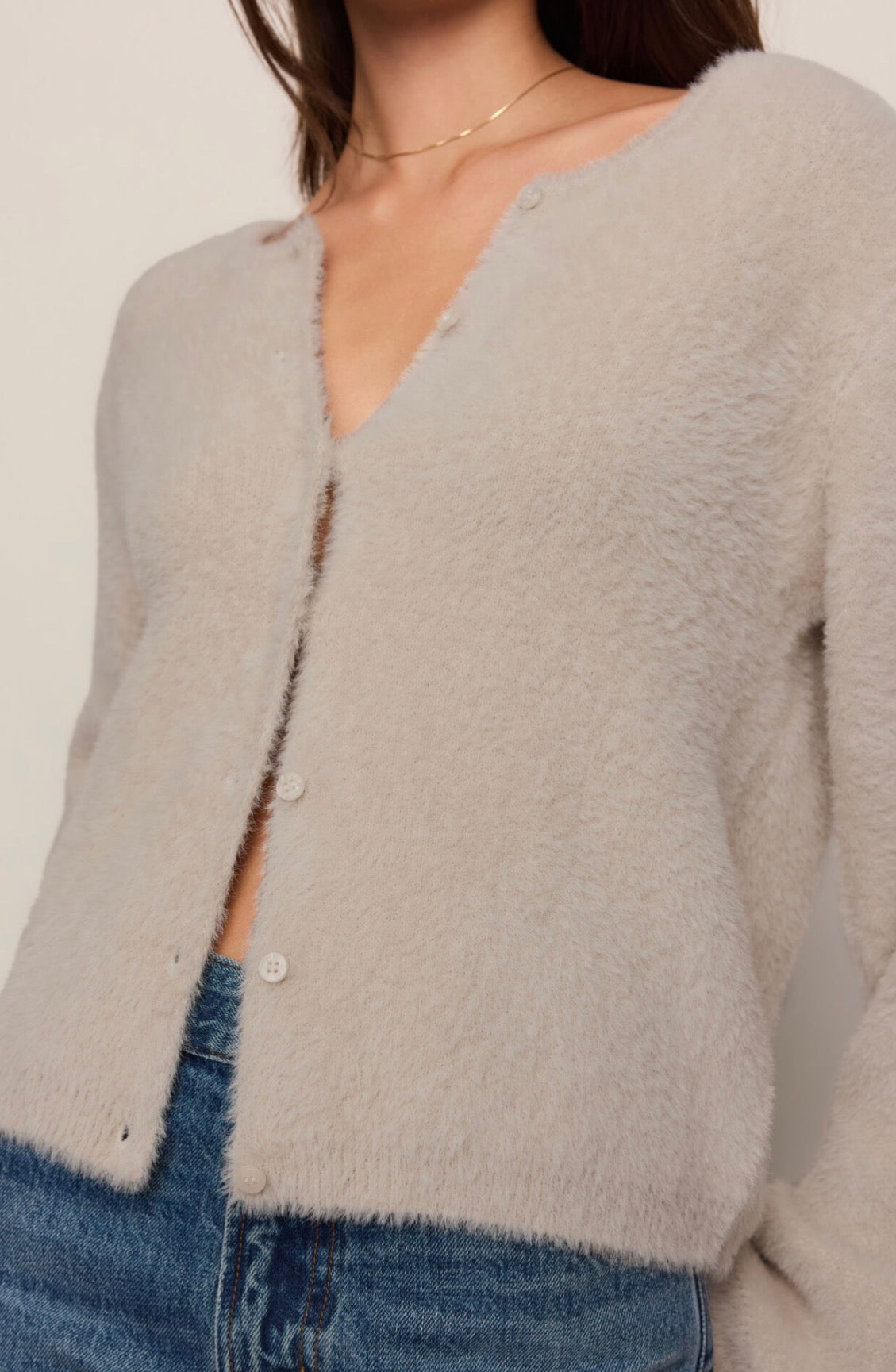 ZW264779 Winterglow Fluffy Cardigan