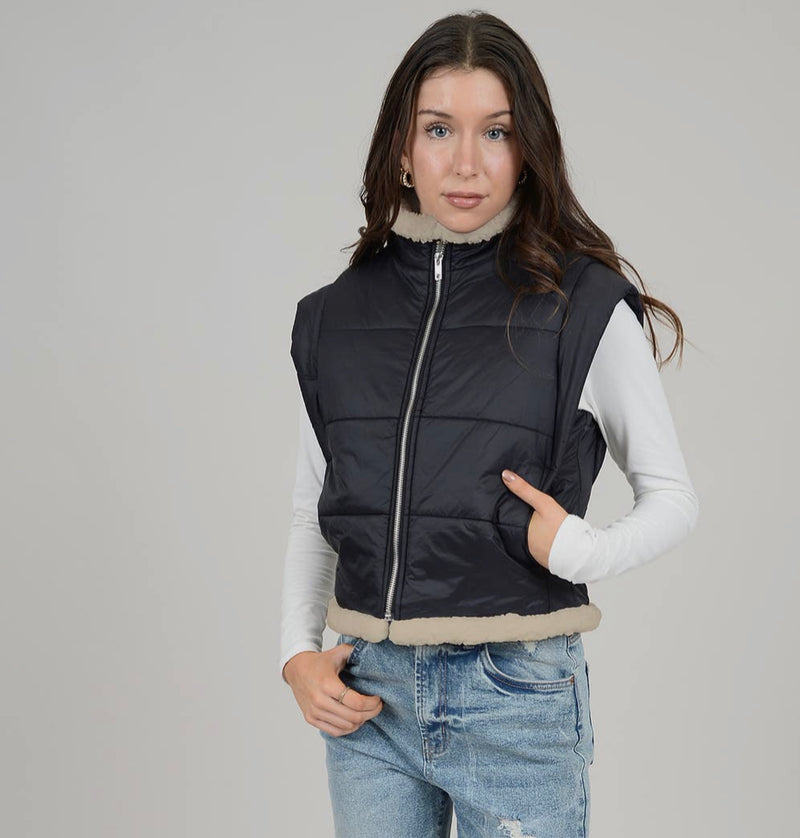75j144s Lux Puffer Vest
