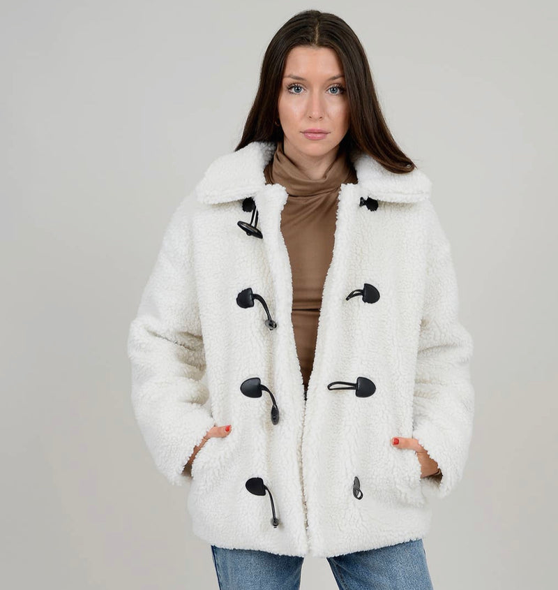 75J146s Faux Sherling Jacket