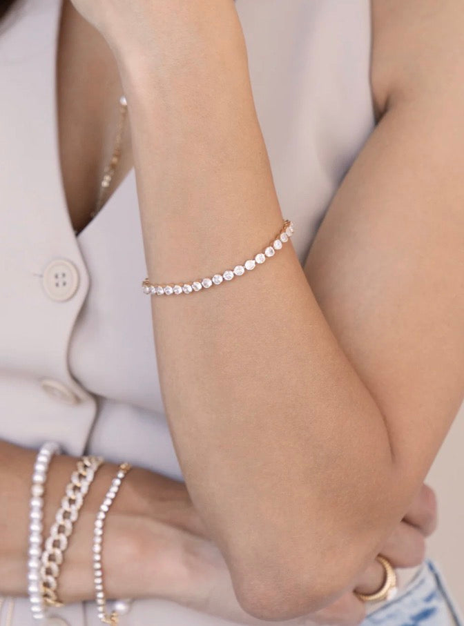 B1659 Crystal Chain Bracelet
